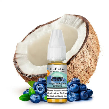 ELFLIQ Nikotinsalz Liquid 10ml - Coconut Blueberry 