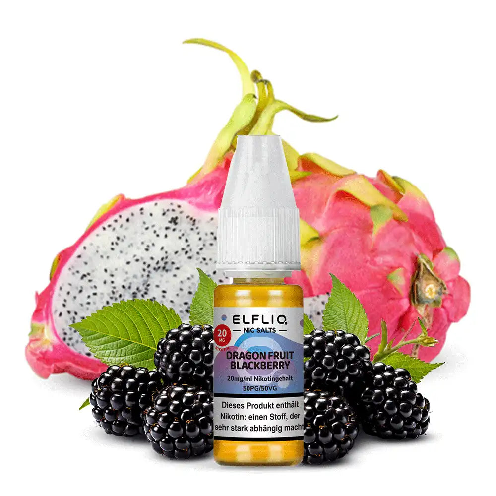 ELFLIQ Nikotinsalz Liquid 10ml - Dragon Fruit Blackberry
