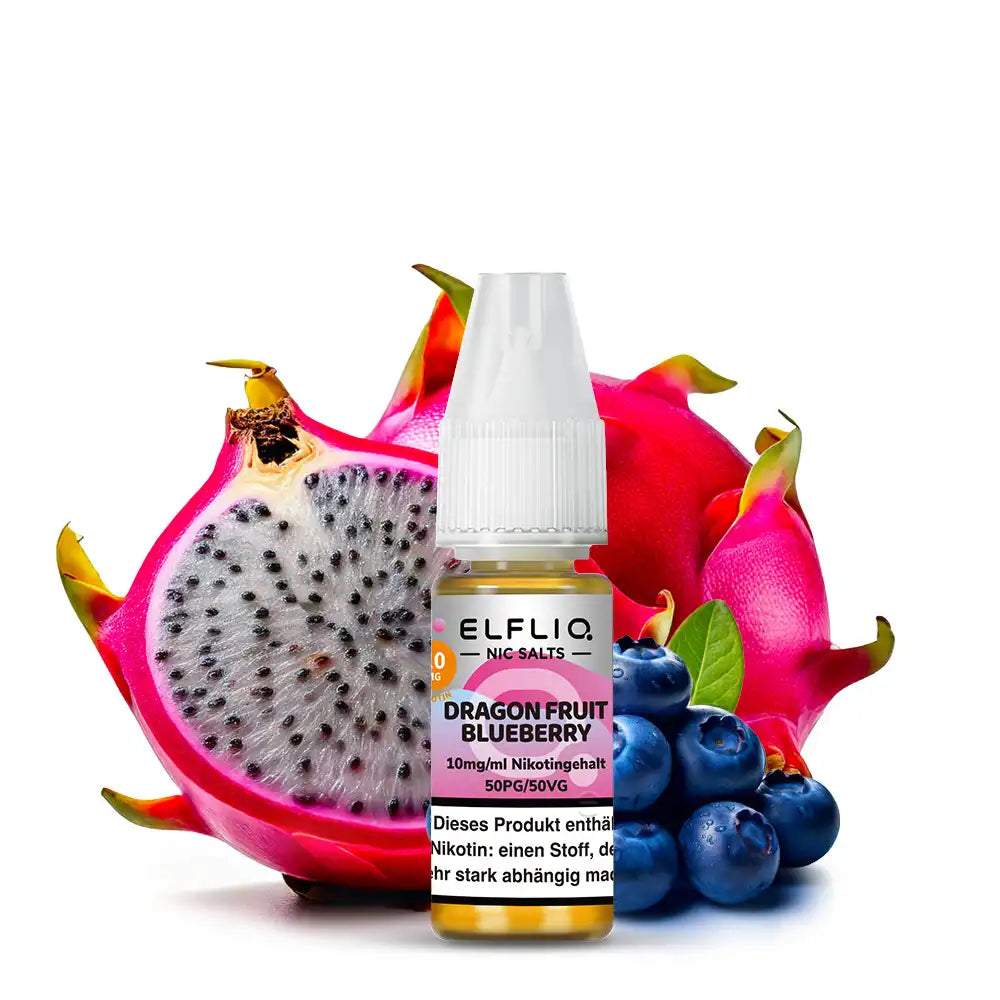ELFLIQ Nikotinsalz Liquid 10ml - Dragon Fruit Blueberry