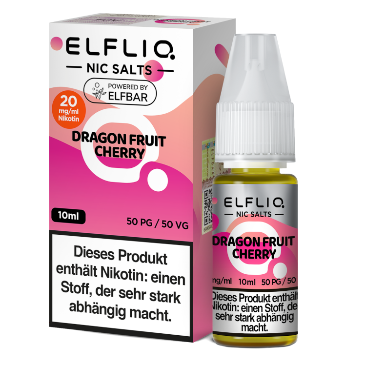 ELFLIQ Nikotinsalz Liquid 10ml - Dragon Fruit Cherry 20mg