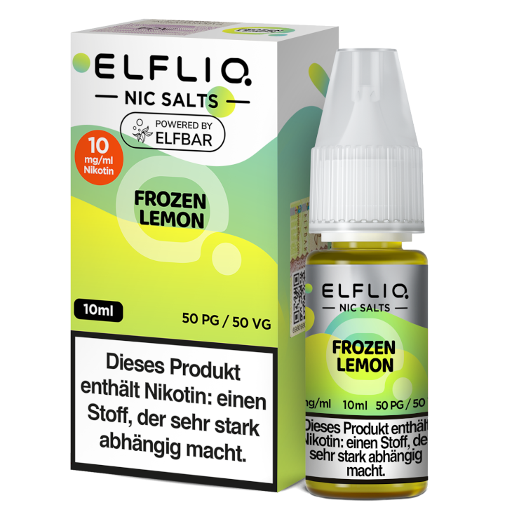 ELFLIQ Nikotinsalz Liquid 10ml - Frozen Lemon 10mg