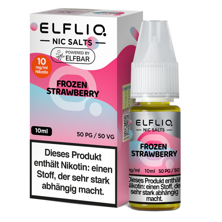 ELFLIQ Nikotinsalz Liquid 10ml - Frozen Strawberry 10mg