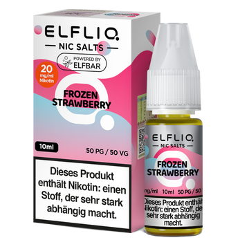 ELFLIQ Nikotinsalz Liquid 10ml - Frozen Strawberry 20mg