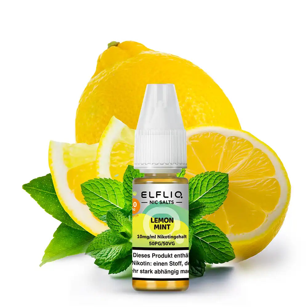 ELFLIQ Nikotinsalz Liquid 10ml - Lemon Mint 