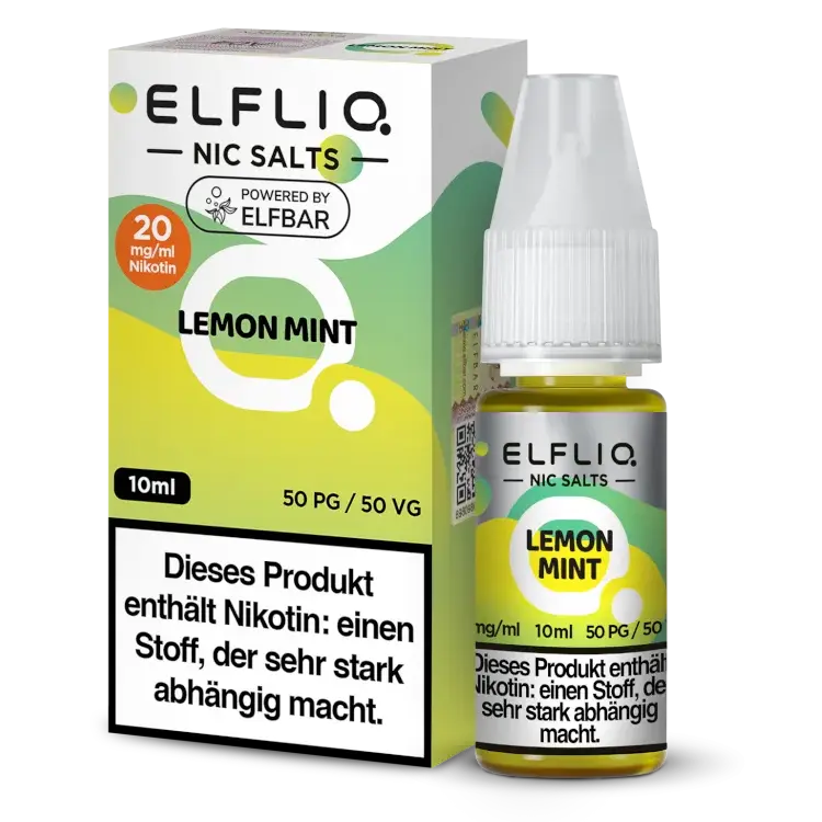 ELFLIQ Nikotinsalz Liquid 10ml - Lemon Mint 20mg