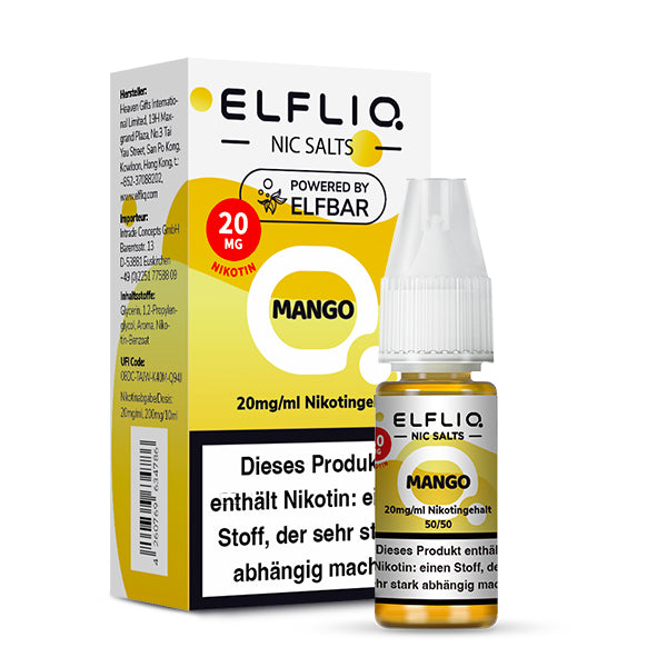 Elfbar ELFLIQ Nikotinsalz Liquid 10 ml Mango 20 mg