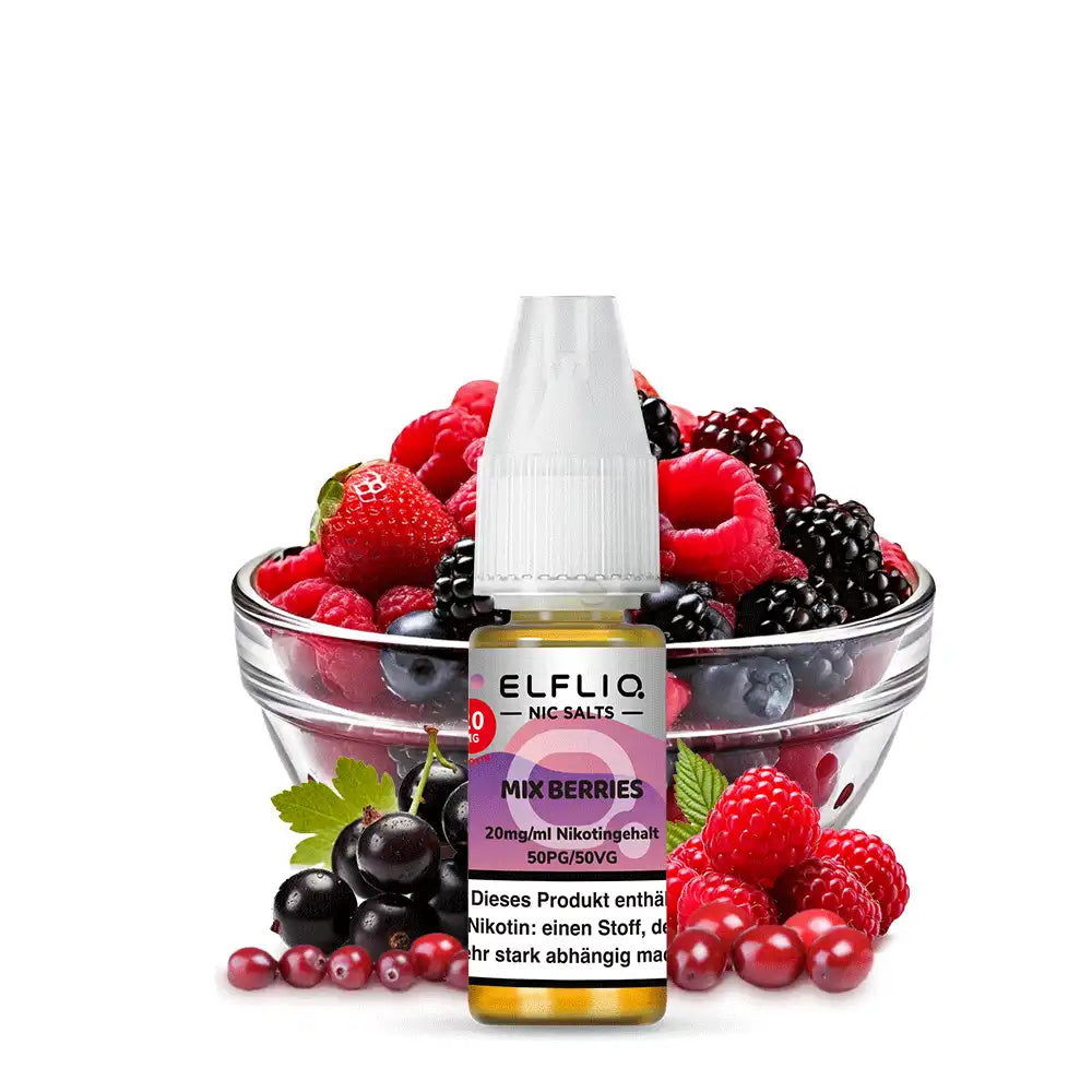 ELFLIQ Nikotinsalz Liquid 10ml - Mix Berries