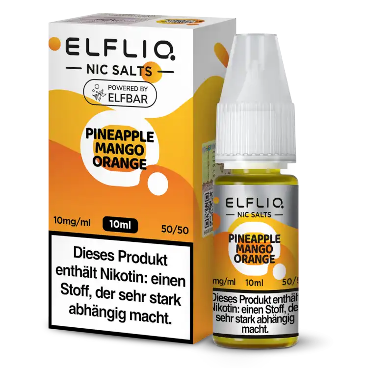 ELFLIQ Nikotinsalz Liquid 10ml - Pineapple Mango Orange 10mg