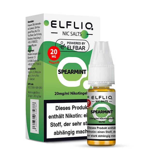 Elfbar ELFLIQ Nikotinsalz Liquid 10 ml Spearmint 20 mg