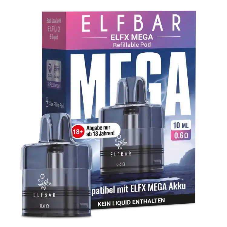 Elfbar - Elf X Mega Pod 0,8 Ohm 10ml