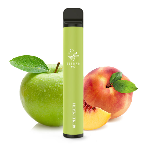 Einweg E-Zigarette Elfbar 600 Apple Peach nikotinfrei