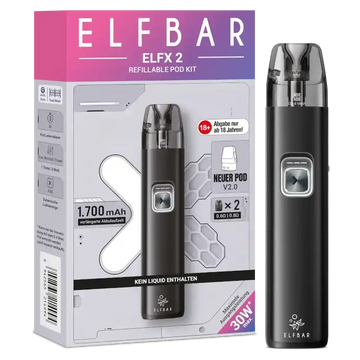 Elfbar Elf X 2 Schwarz