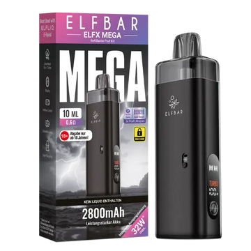 Elfbar Elf X Mega schwarz