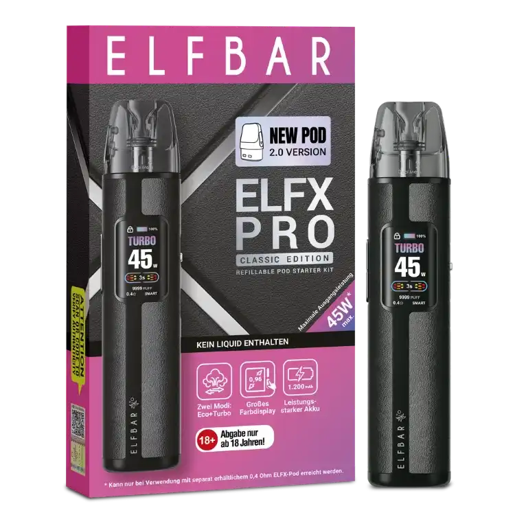 Elfbar Elf X Pro Schwarz