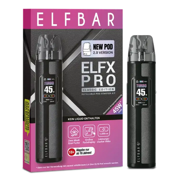 Elfbar Elf X Pro Schwarz