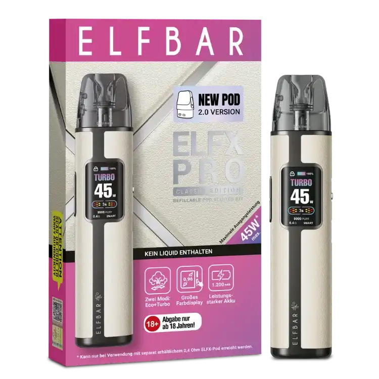 Elfbar Elf X Pro Schwarz