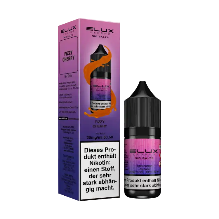 Elux Nikotinsalz Liquid 10ml - 20mg/ml - Fizzy Cherry