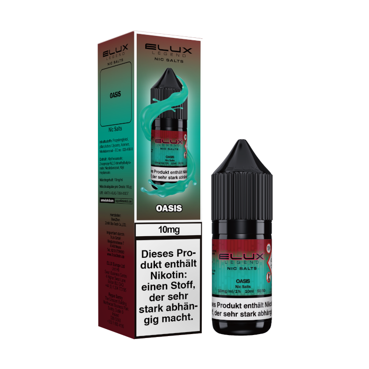 Elux Nikotinsalz Liquid 10ml - Oasis 10mg