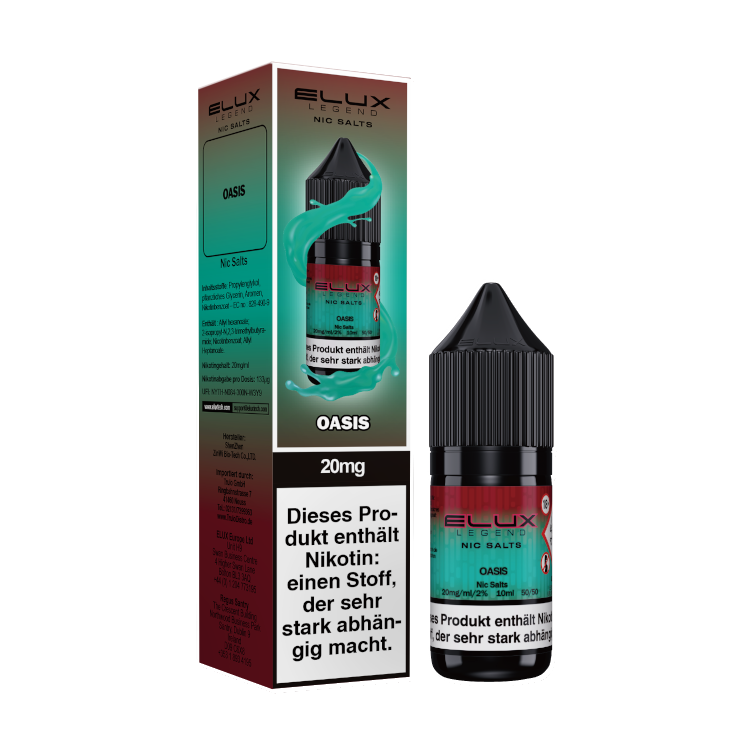 Elux Nikotinsalz Liquid 10ml - Oasis 20mg
