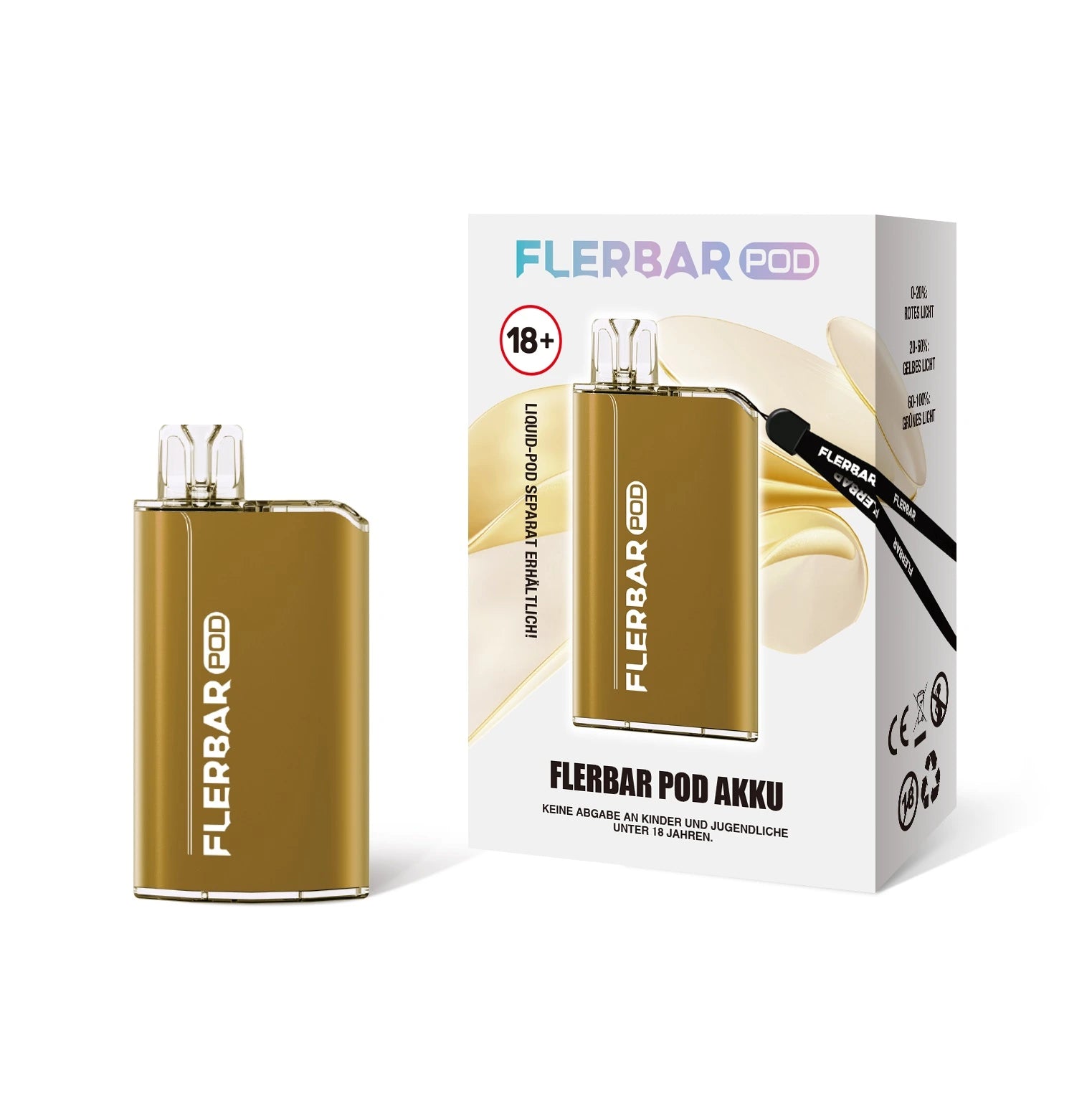 Flerbar Pod Kit Gold
