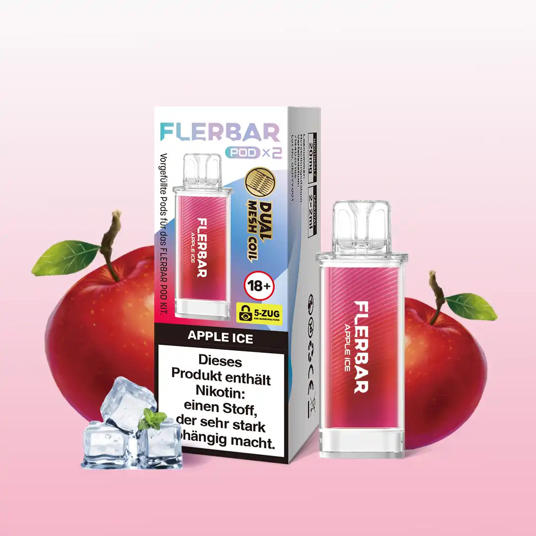 Flerbar prefilled Pod - 2 Stk. - Apple Ice