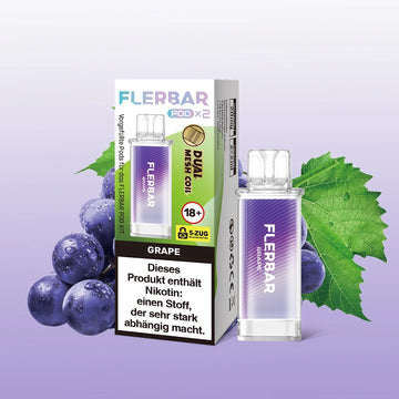 Flerbar prefilled Pod 2 Stück Grape