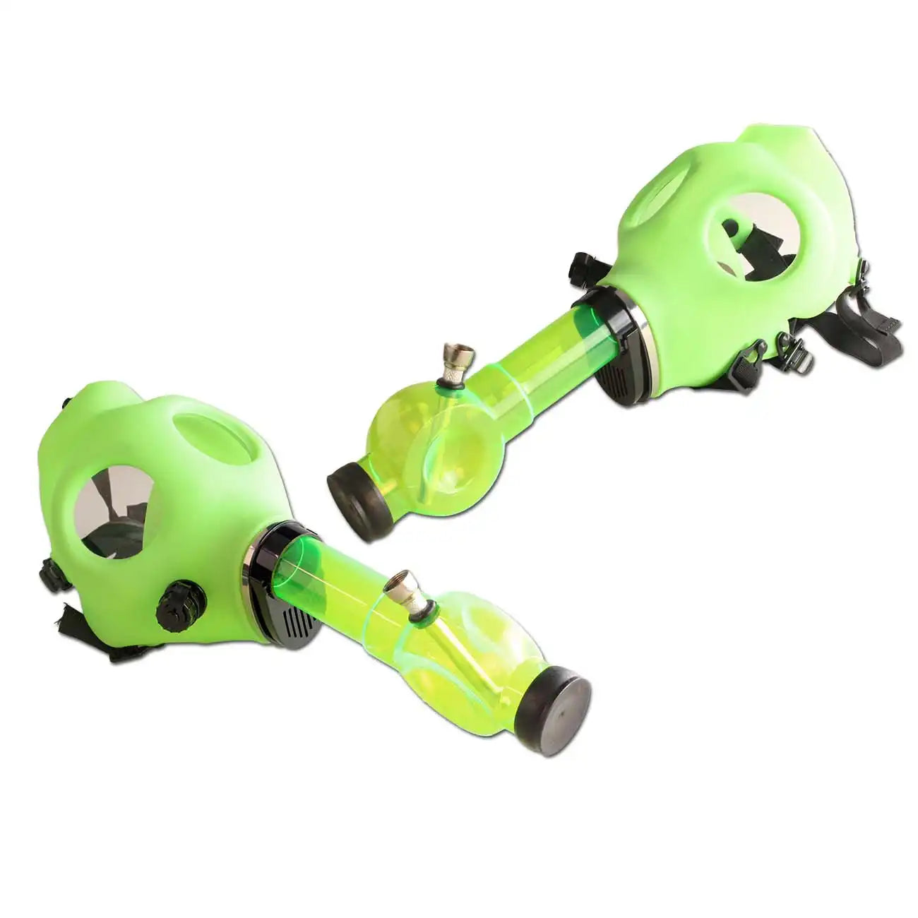 Gasmaske Bong Grün