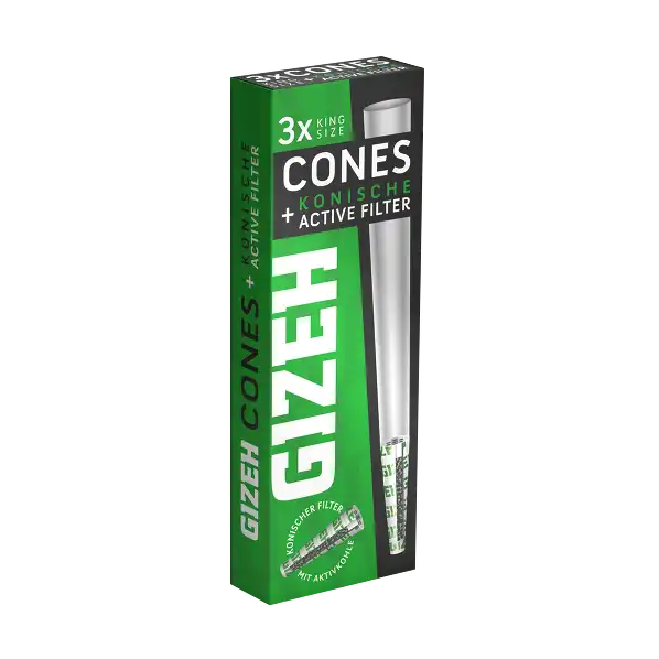 Gizeh Pre-rolled Cone mit Active Tip 3 Stück