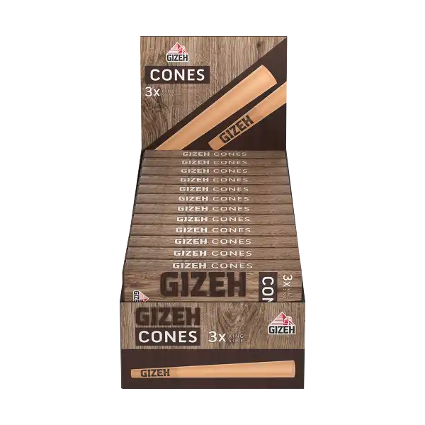 Gizeh pre-rolled Brown Cones - 3 Stück Verpackungseinheit