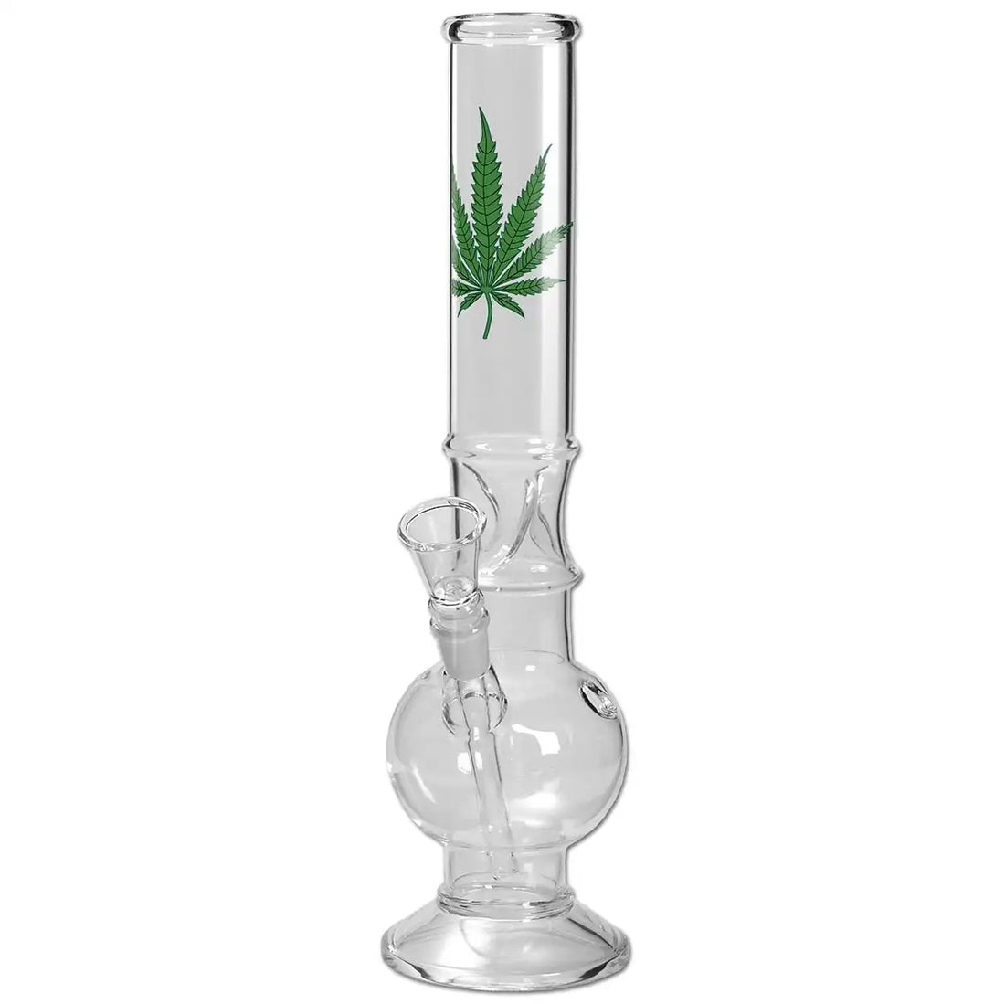 Glasbong mit Hanfblatt 42cm - Schliff: 18.8mm