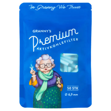 Granny’s Aktivkohlefilter 6,9 mm - 50 Stück