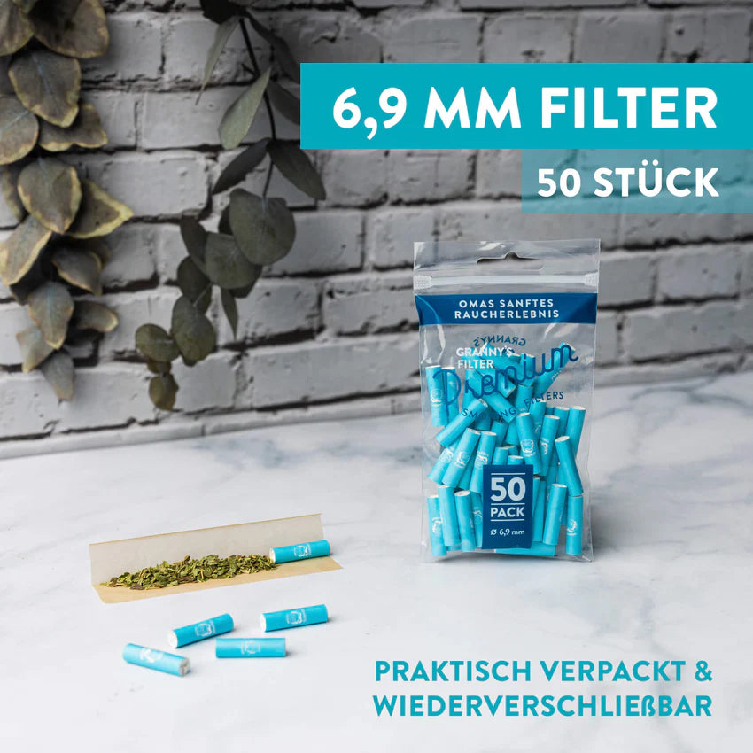Granny’s Aktivkohlefilter 6,9 mm - 50 Stück