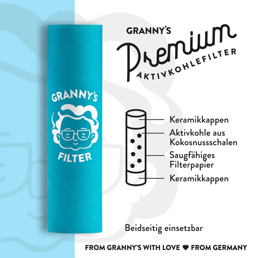 Granny’s Aktivkohlefilter 6,9 mm - 50 Stück