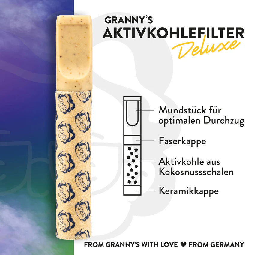 Granny’s Hybrid Aktivkohlefilter Deluxe 6 mm - 50 Stück