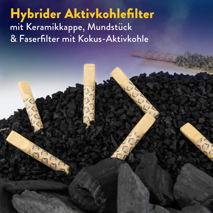 Granny’s Hybrid Aktivkohlefilter Deluxe 6 mm - 50 Stück