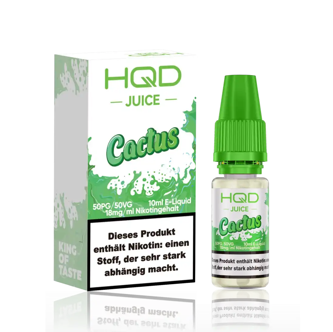 HQD Juice Nikotinsalz Liquid 10ml - Cactus