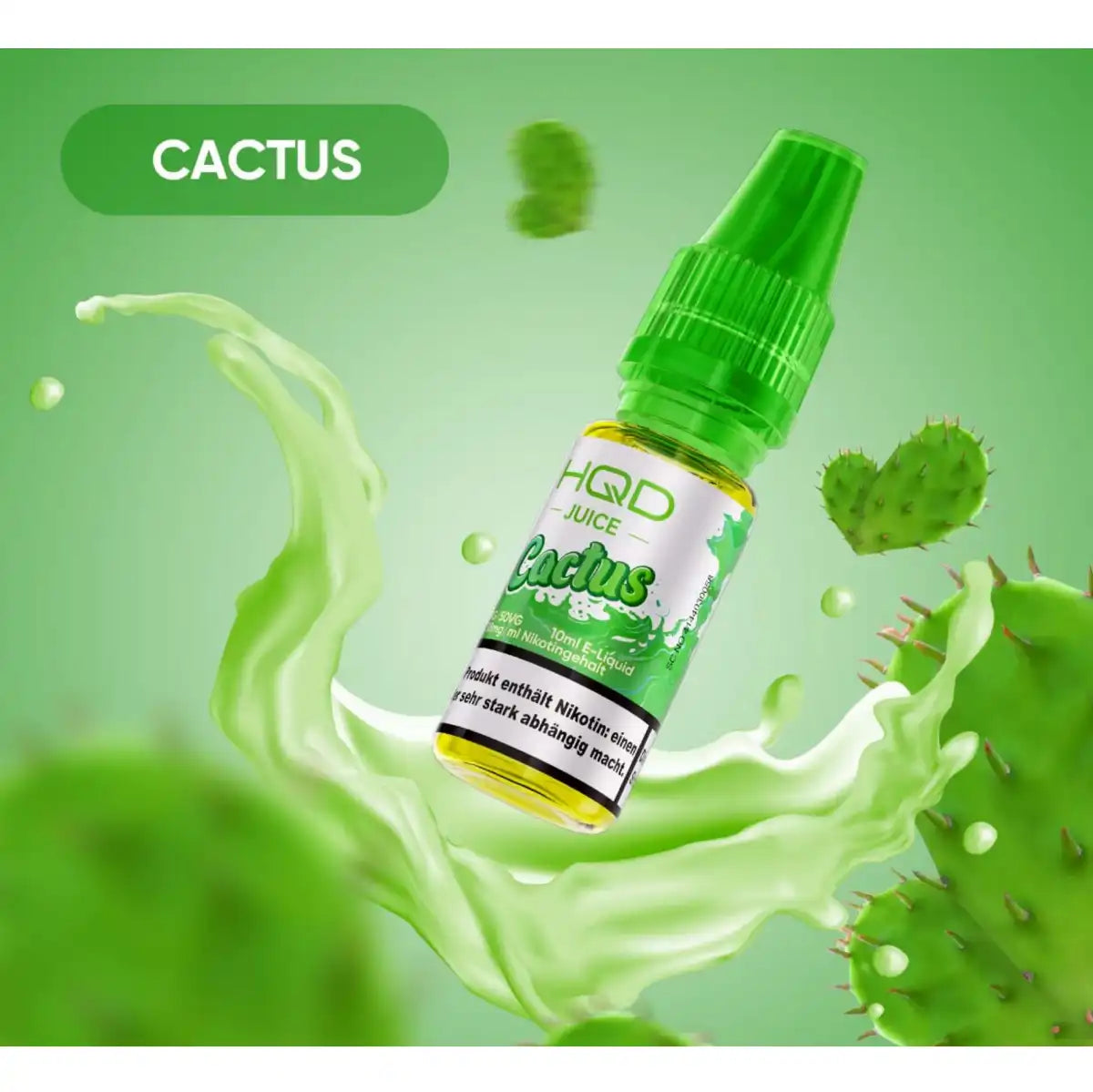 HQD Juice Nikotinsalz Liquid 10ml - Cactus