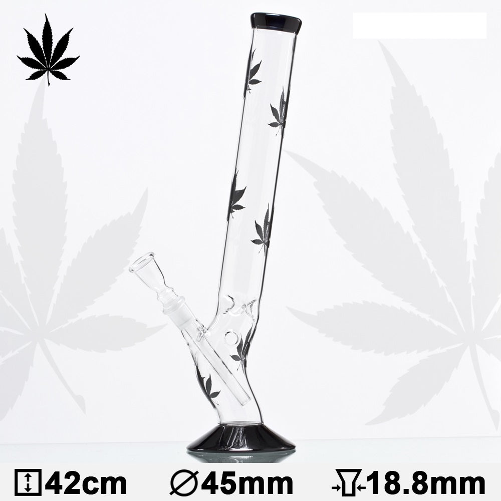 Leaf Multi Leaf Bolt Glass Bong H: 42 cm