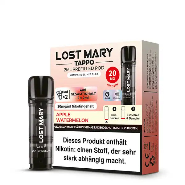 Lost Mary TAPPO prefilled Pod - 2 Stk. - Apple Watermelon