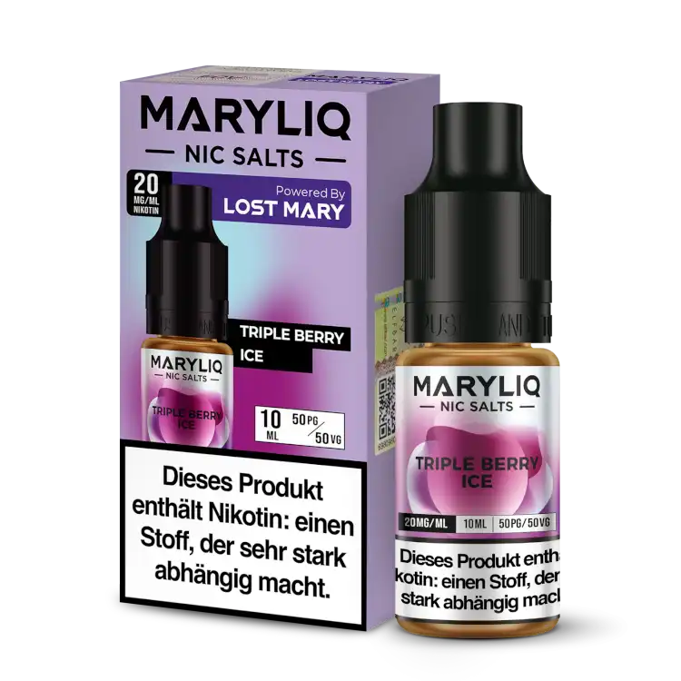 MARYLIQ Nikotinsalz Liquid 10ml - Triple Berry Ice 20 mg