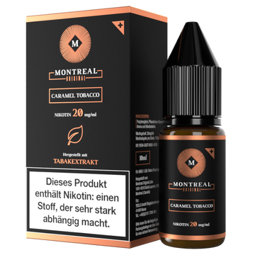 Montreal Original Nikotinsalz Liquid 10ml - Caramel Tobacco 20mg