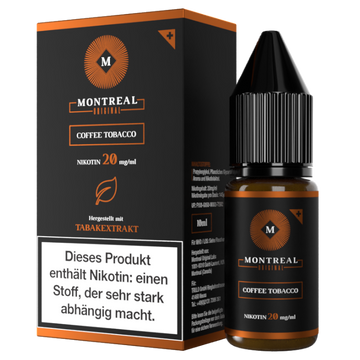 Montreal Original Nikotinsalz Liquid 10ml - Coffee Tobacco 20mg