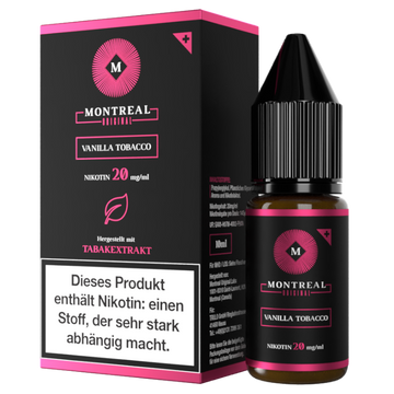 Montreal Original Nikotinsalz Liquid 10ml - Vanilla Tobacco 20mg