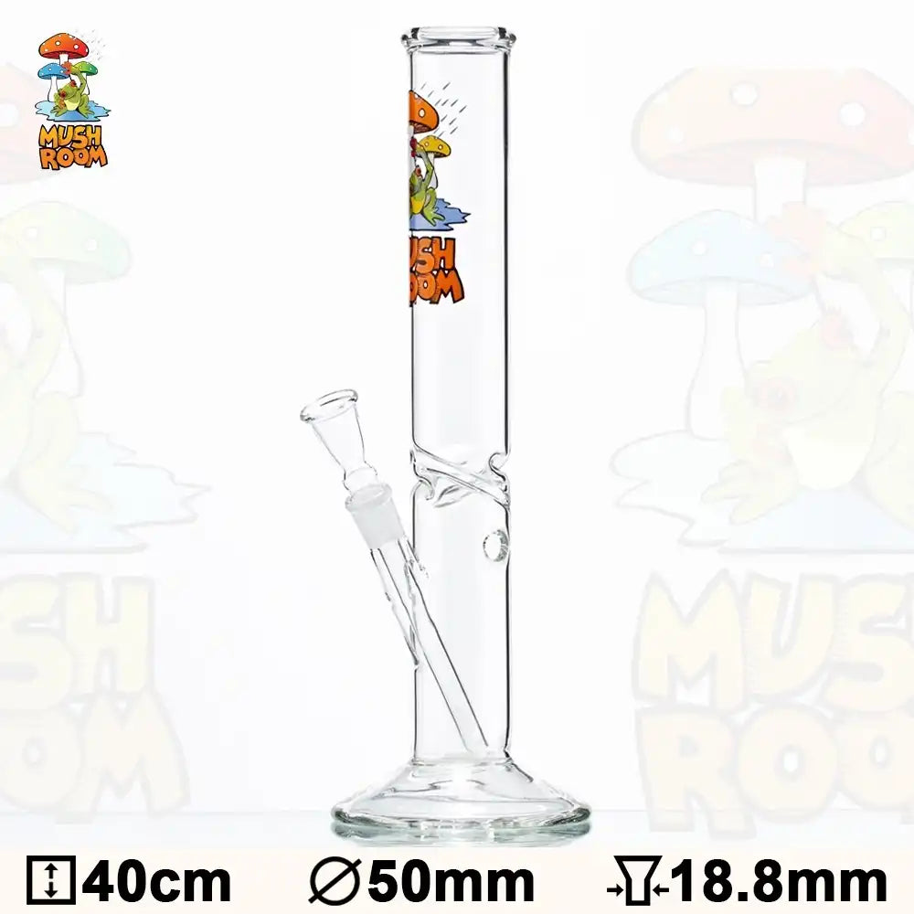 Mushroom - With Frog Glas Bong  - H:40cm - Ø:50mm - Schliff:18.8mm