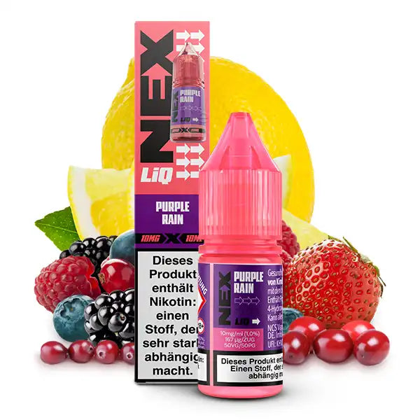 NexLiq Nikotinsalz Liquid 10ml - Purple Rain 10mg