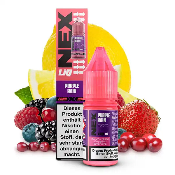 NexLiq Nikotinsalz Liquid 10ml - Purple Rain 20mg