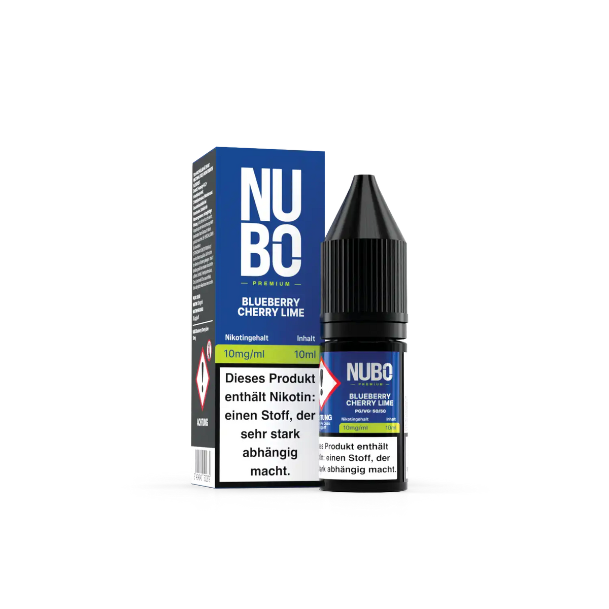 Nubo Nikotinsalz Liquid 10ml - Blueberry Cherry Lime 10mg