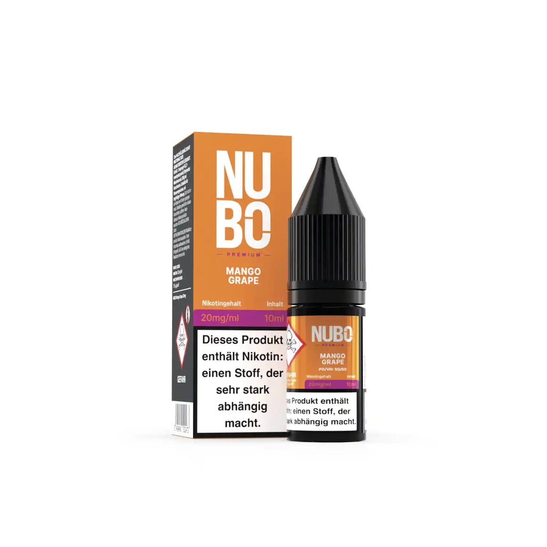 Nubo Nikotinsalz Liquid 10ml - Mango Grape 20mg