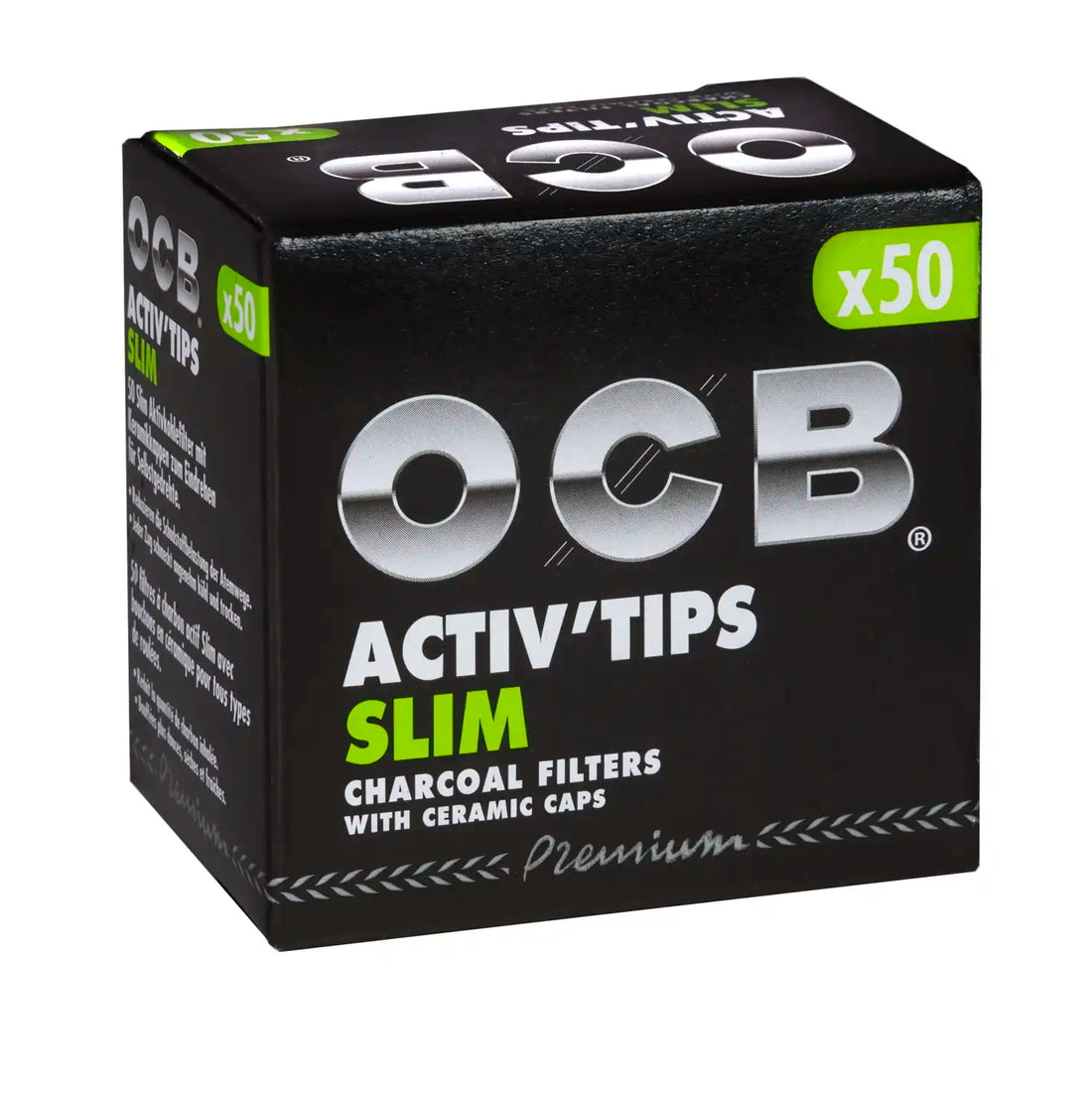 OCB Activ' Tips Slim 7mm - 50 Stück