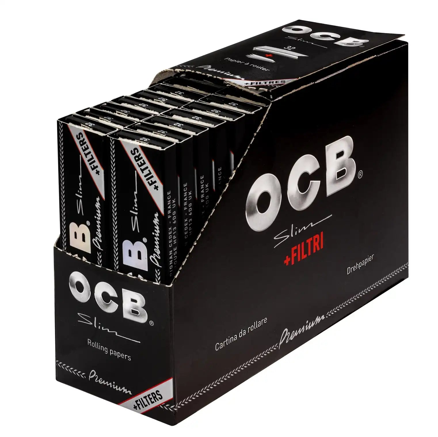 OCB Black Slim with Filters Verpackungseinheit